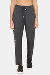 Rosaline Easy Movement Cotton Rich Track Pants - Black Beauty — thumbnail 1